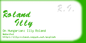 roland illy business card